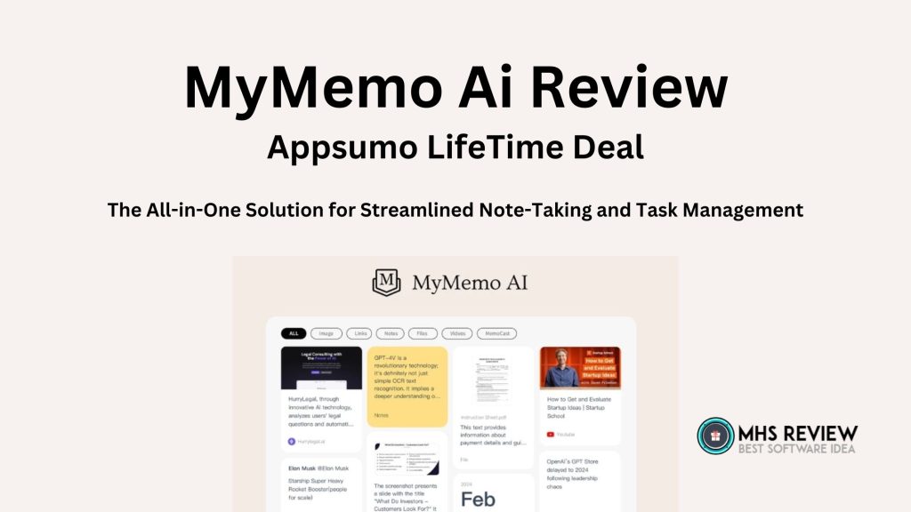 MyMemo Review